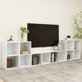 thumbnail image 2 of vidaXL TV Stand Set TV Console Sideboard Home TV Unit 5 Piece Engineered Wood, 2 of 82