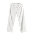 thumbnail image 4 of SGMVNU Women's Warm Pajama Sleep Pants Elastic High Waisted Soft Comfy Fuzzy Loungewear Bottoms Sleepwear(White, S), 4 of 4