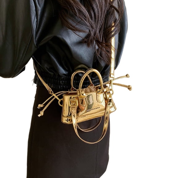 Aellinatey Mini Crossbody Bag Handbag Purse Mini Patent Leather Shoulder Bag