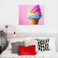 thumbnail image 5 of Candy Poster Rainbow Ice Cream Cotton Candy Wall Art Decor Girls Bedroom Wall Decor Modern Art Pink Poster Kids Room Decor, 5 of 6
