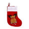 thumbnail image 2 of Kbndieu Christmas Stockings, Classic Red Knitted Christmas Stockings Santa, Snowman, Reindeer Xmas Character for Mantels, Fireplace, Christmas Tree, Holiday Party Decorations, 2 of 6