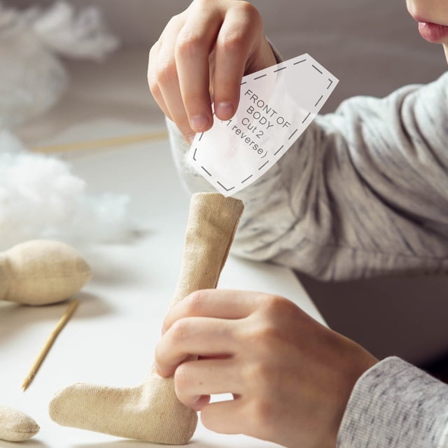 WASHWEPE 10Ud Plantilla Acrílica Oso Memoria Para Quilting Y Proyectos De
