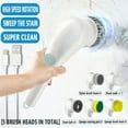 thumbnail image 2 of QUEST -Cordless Electric Spin Scrubber Cleaning Brush Rotating Scrubber Clean Bathroom, 2 of 6