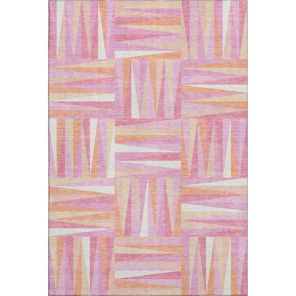 Dalyn Rugs Premium Machine Washable Mayfield AMF1012 Blush 3' x 5' Rug