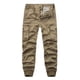 thumbnail image 2 of Pantalones largos para hombre, multibolsillos, lavados, informales, para exteriores, de algodón y poliéster, 2 of 3