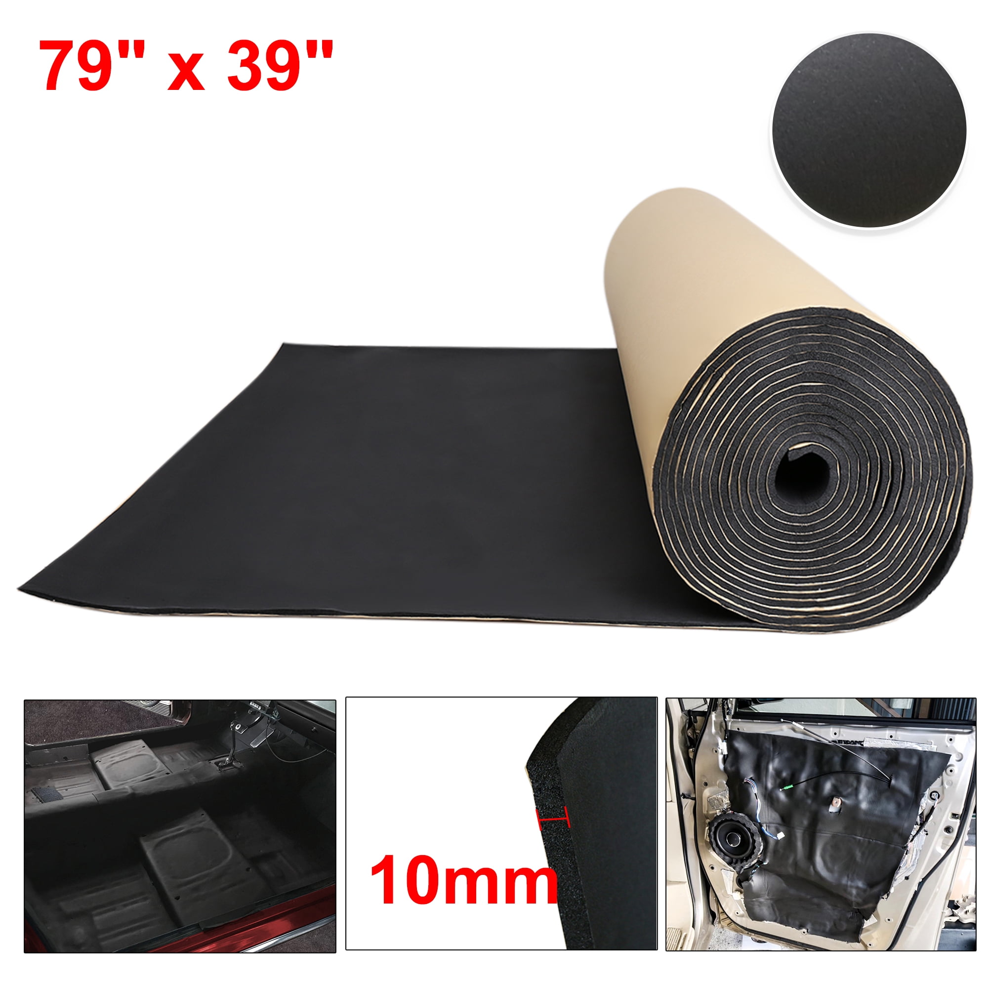 394mil Car Fender Firewall Sound Deadening Insulation Mat Deadener 79