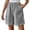 Black, variant on cocolona Womens Summer Casual Striped Lounge Shorts Elastic Waist Straight Wide Leg Beach Shorts with Pockets