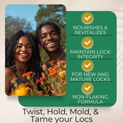 Lion Locs Vegan Loc Butter Retwist & Moisturizer Gel for Dreadlocks with Argan Oil