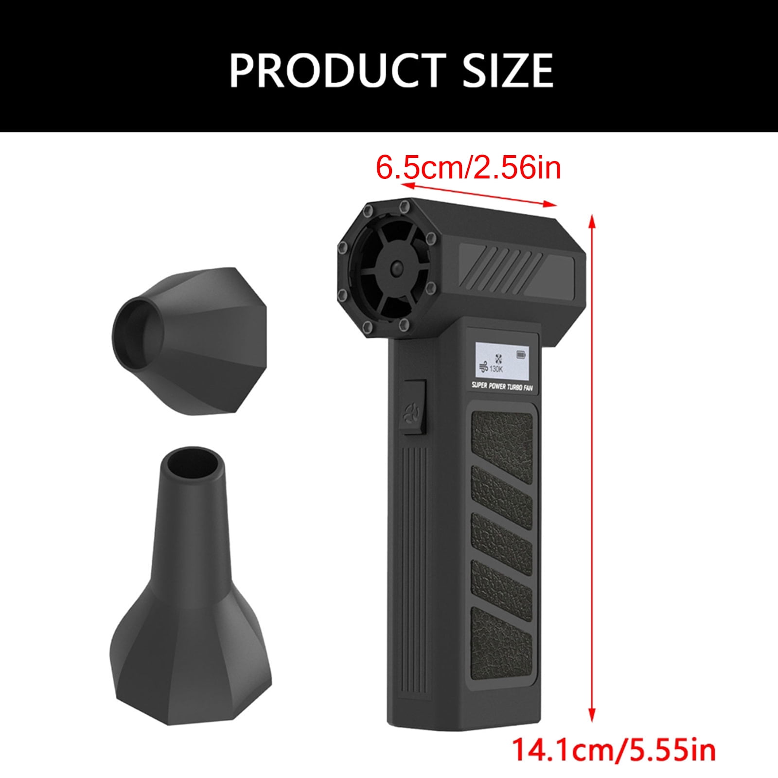 130000RPM Dry Blower Hair Dryer Powerful Fan Cordless Blower Compressed Air Dusters Computer Vacuum Cleaners