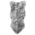thumbnail image 6 of Super Area Rugs Glam Soild Shag Area Rug, 2' x 4', 6 of 7