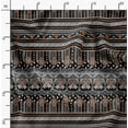 thumbnail image 2 of Soimoi Pure Silk Black Fabric By the Yard - 42 Inch Wide - Ethnic Geometric Material - Artistic and Modern Patterns for Various Uses Printed Fabric, 2 of 6