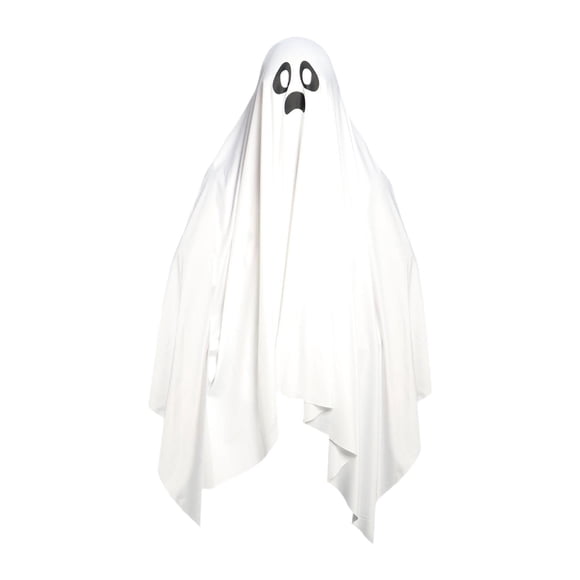 Disfraz de fantasma de Halloween, capa de fantasma para presentaciones en el escenario, regalos Blanco