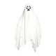 thumbnail image 1 of Disfraz de fantasma de Halloween cómodo y espeluznante para niños, ideal para fiestas, eventos y carnavales. Blanco, 1 of 9