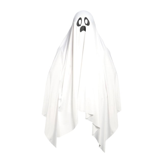 Disfraz de fantasma de Halloween, capa de fantasma para presentaciones en el escenario, regalos Blanco