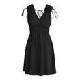 thumbnail image 4 of Time and Tru Women's and Women's Plus Tie Back Mini Dress, Sizes XS-4X, 4 of 4