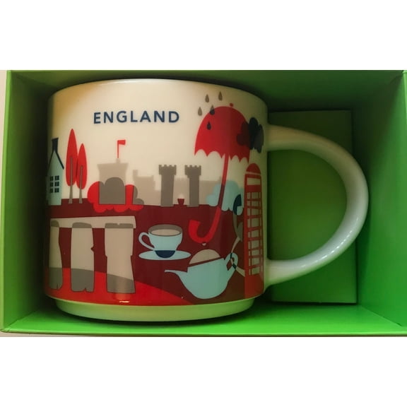 Starbucks You Are Here Collection England Ceramic Coffee Mug