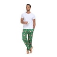 thumbnail image 3 of MoFiz Men's Christmas Gifts Santa Claus Graphic Printed Pajama Pants Sleepwear 3-Pack, 3 of 4