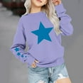 thumbnail image 3 of TFEOQRY Children Boys And Girls Hoodless Sweatshirts Long Sleeved Round Neck Top Pentagram printed tops, 3 of 4