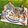 thumbnail image 7 of Bohemian Pattern Outdoor Picnic Blanket, Foldable Waterproof Beach Mat, Portable Beach Blanket for Beach Camping, Hiking, Family Concerts, 7 of 7