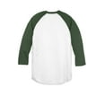 thumbnail image 6 of Sport-Tek Baseball Jersey (YST205) White/Forest Green, M, 6 of 6