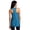 Blue Faience, variant on Active Women's Twist Back Soft Relaxed Tank Top Tunic