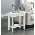 thumbnail image 2 of Convenience Concepts Dennis End Table in White Wood Finish, 2 of 6