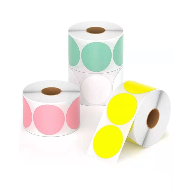 Etiqueta adhesiva de 4 piezas (blanco + amarillo + rosa + verde) Fokelyi CZBG-ST124