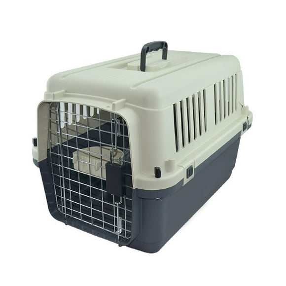 Transportadora Kennel Chica P/Perro Importada Gris Sunny Sunny SPC-600