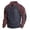 Purple, variant on Mens Sweatshirt Color Block Ribbed Texture Half-Zip Pullover Sweatshirt Regular Fit Casual Outdoor Daily Commute Retro Stylish Sweatshirt