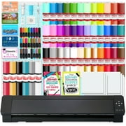 Silhouette Cameo PRO MK-II w/ 38 Oracal Sheets, Siser HTV, Guides, 24 Pens