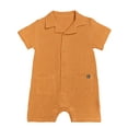 thumbnail image 3 of Modern Moments by Gerber Baby Boy Short Sleeve Collared Romper, Sizes 0/3 Months - 24 Months, 3 of 9