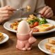 thumbnail image 5 of Rabbits Shaped Ceramic Ornament Is A Multi-functional Storage Box For Storing Eggs Jewelry Beauty Sponges Small Items Kitchen And Home Decorations., 5 of 9