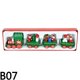 thumbnail image 1 of Adorno de tren de madera para Navidad, bonito tren de juguete pintado con Papá Noel, muñeco de nieve, artesanías para Año Nuevo, decoración de fiesta de navidad, regalos para niños, 1 of 4