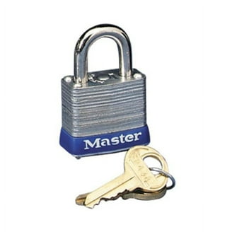 Master Lock Stainless Steel 4-Pin Cylinder Disk Padlock, 2-3/4 in