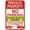 Warning Sign 4, variant on 8x12 Inch Metal Sign with "No Parking" in Spanish - Perfect for Vintage Farmhouse
