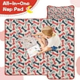 thumbnail image 4 of Dog Bones Toddler Nap Mats for Kids Preschool,Sleeping Mat Bag or Kids,Toddler Sleeping Bag,Toddler Nap Mat or Daycare, 4 of 6