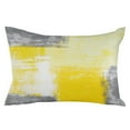 thumbnail image 7 of Modern Abstract Geometric Art Outdoor Pillow Covers Set of 2,Decorative Waterproof Throw Pillow Case,Yellow Grey Color Blocks Graffiti Cotton Linen Soft Cozy Cushion Pillowcases, 7 of 7