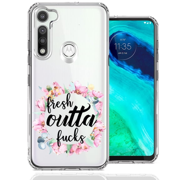 MUNDAZE For Motorola Moto G Fast Fresh Outta Fs Design Double Layer Phone Case Cover