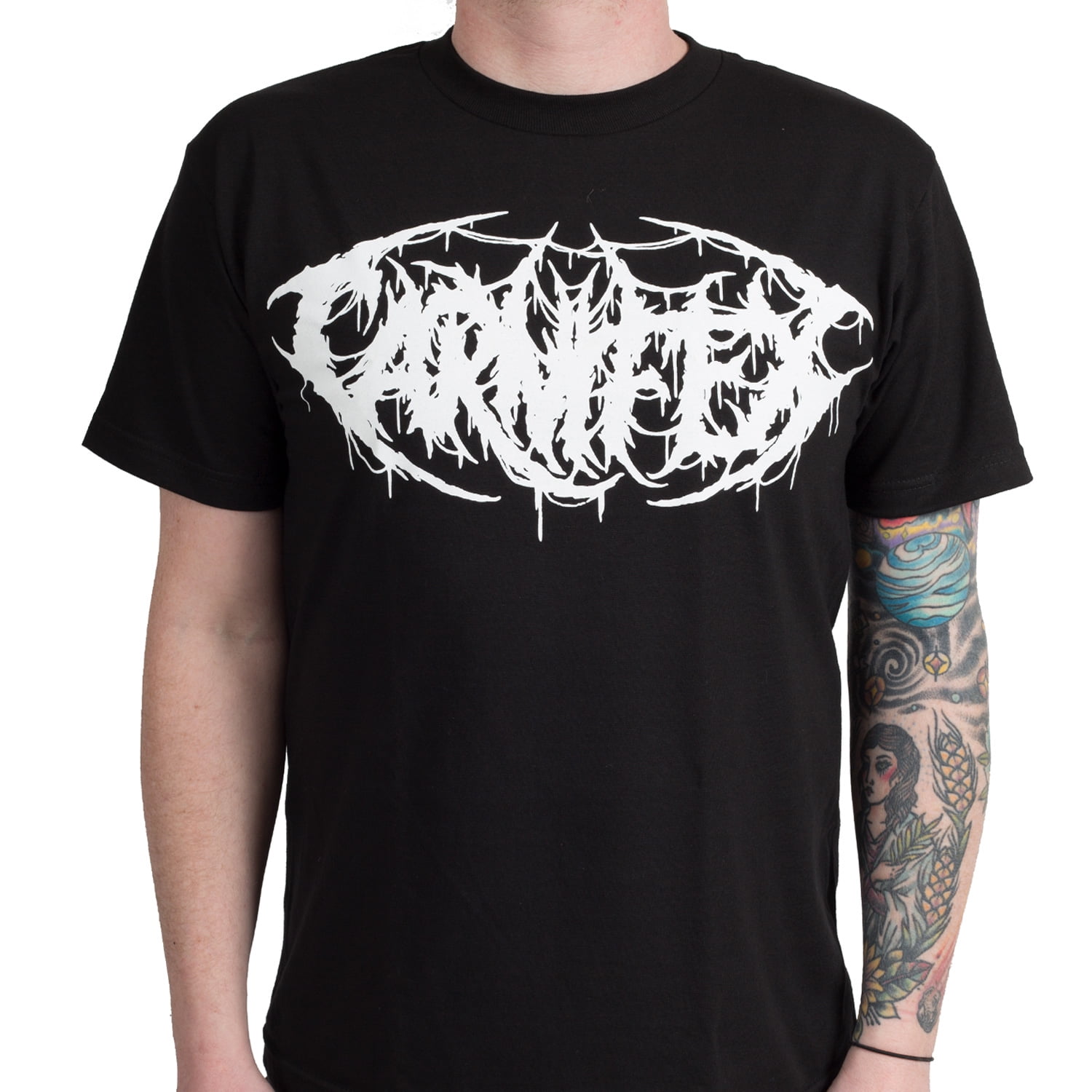 IndieMerch Carnifex Men's Death Metal 2017 TShirt Black Walmart