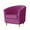 18# Purple, variant on ATJIA Arm Chair Slipcover 2 Piece Armchair Cover with Chair Cushion Cover Soft Stretch Club Tub Barrel Chair Slipcover for Living Room