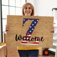 thumbnail image 1 of American Independence Day Floor Mat Crystal Velvet Printed Flag Floor Mat Festival Decorative Carpet Home Decor, 1 of 9