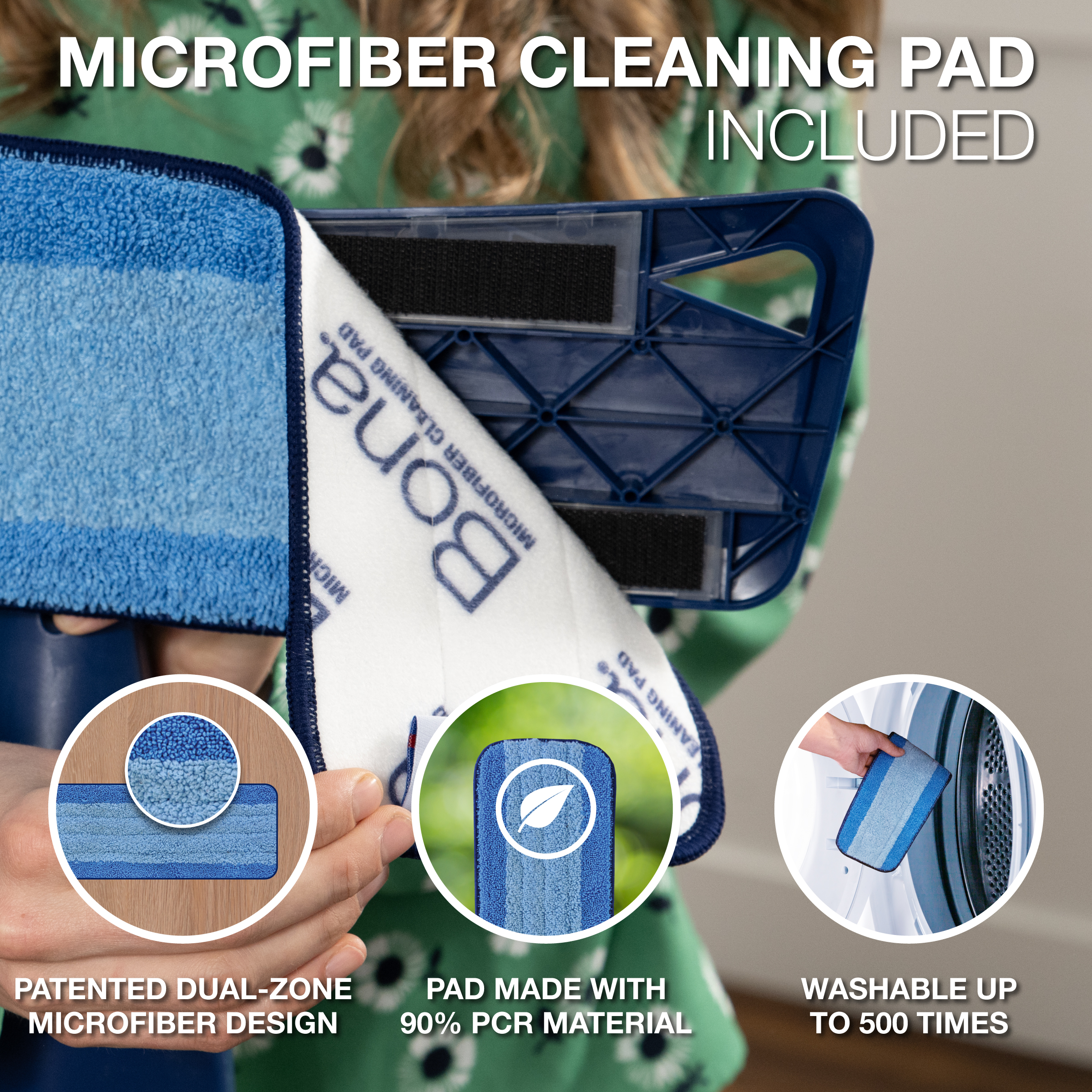 Bona Spray Mop for Hardwood Floors, with Refillable Cartridge & Washable Microfiber Pad - image 5 of 7