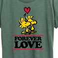 thumbnail image 3 of Peanuts - Forever Love - Women's Short Sleeve Graphic T-Shirt, 3 of 6