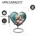 thumbnail image 2 of Yatskia Sparrow Large Burial Urn for Ashes Adult Male, Funeral Urns for Human Ash, Decorative Memorial Urns for Human Ashes Adult Female, (Heart 8 Inch and 3 Inch), 2 of 8