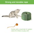 thumbnail image 2 of Multicolor Natural Hemp Ropeï¼Œ Repair and Replace Scratching Postï¼Œ 1/4" Rope Cat Scratch Post DIY Jute Twine,Natural Hemp Rope for Scratching Post Tree Replacement. (Green, 20M), 2 of 8