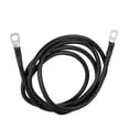 thumbnail image 1 of Cables de inversor de batería marina Unique Bargains 8AWG de 5/16 pulgadas, cable de cobre robusto para batería, 1 pieza, negro, 5 pies, 1 of 7