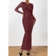 thumbnail image 2 of Vestido Maxi PRETTYGARDEN Ajustado para Mujer con Estampado Floral, 2 of 6