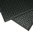 thumbnail image 4 of Rubber-Cal "Dura-Scraper Drainage" Commercial Door Mat - 3/8 in x 24 in x 36 in - Black Rubber Doormats, 4 of 6