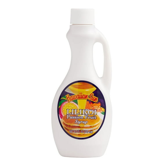Hawaiian Sun Lilikoi Passion Fruit Syrup 8.3 oz. Pack of 4