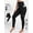 black, variant on DDLUYY Women's Plus Size Butterluxe High Waist Tummy Control Yoga Leggings Running Workout Athletic Pants with Pockets(M-5XL)